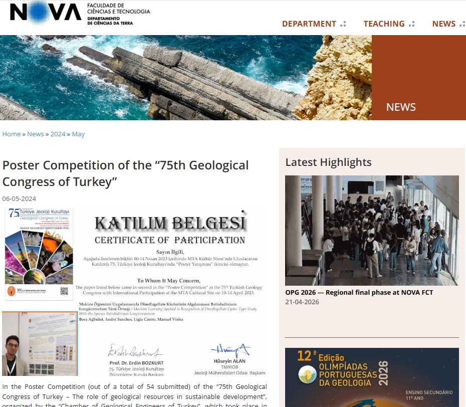 FCT NOVA 75th Geological Congress Poster